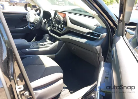 2021 Toyota Highlander Le from USA, damaged, VIN 5TDZZRAHXMS526743